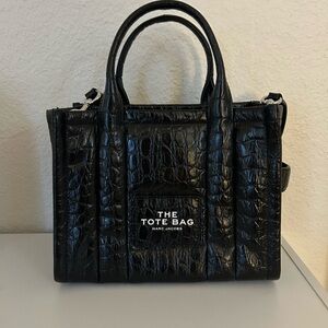 Marc Jacobs Black Croc Tote bag